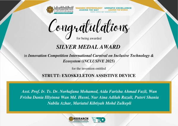 Image of Congratulations on Your Outstanding Achievement at iNCLUSIVE 2025!